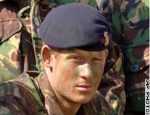 Prince Harry battle ready