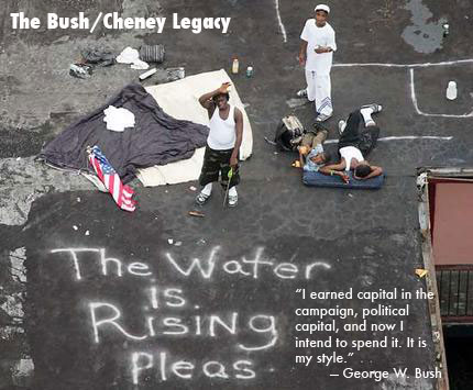 Katrina: Water is rising.