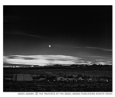 Moonrise, Hernandez, New Mexico, 1941
