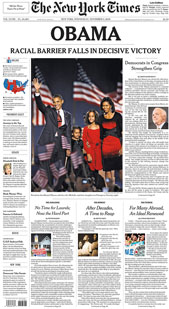 NYT Obama Front Page